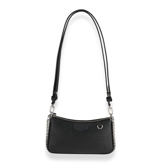 Louis Vuitton Black Epi Leather Easy Pouch On Strap - Picture 1 of 7